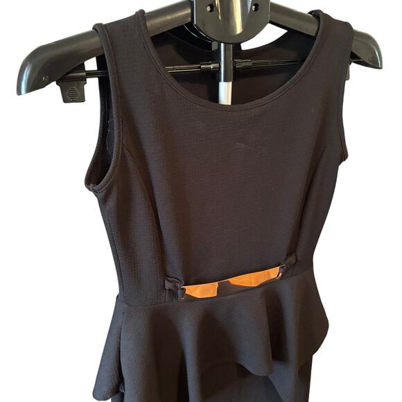 Mesmerized Dress Womens Size Small (4) Peplum Y2K Bodycon Sleek Glam Clubwear - Picture 6 of 8